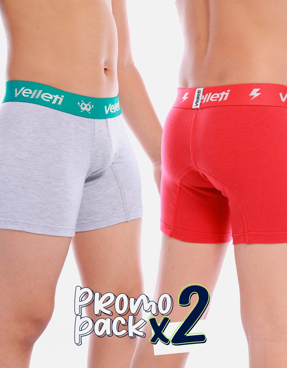 Boxer Niño Pack X2