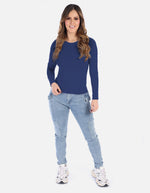 Camiseta Manga larga Básica para Mujer