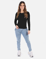 Camiseta Manga larga Básica para Mujer