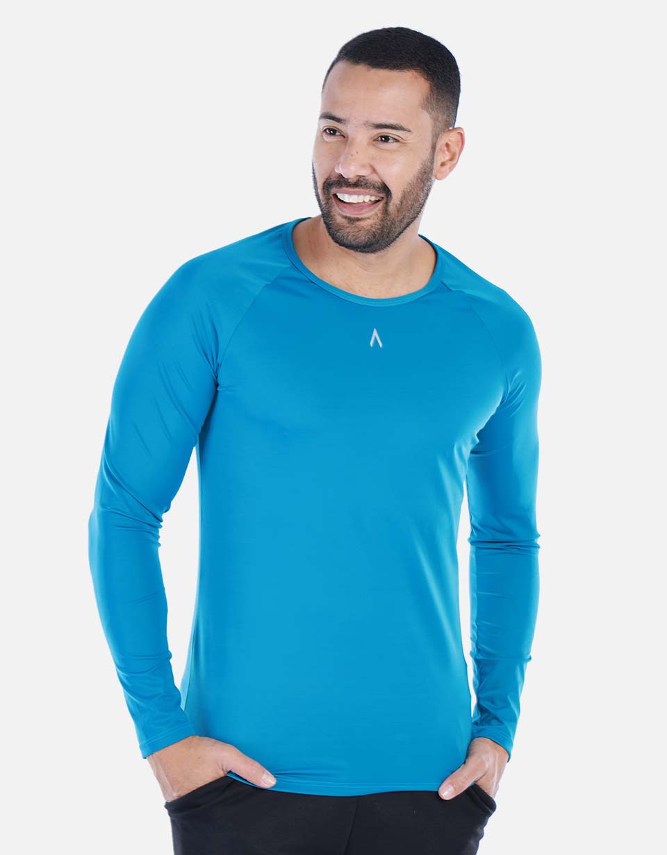 Camibuso licrado Hombre unicolor