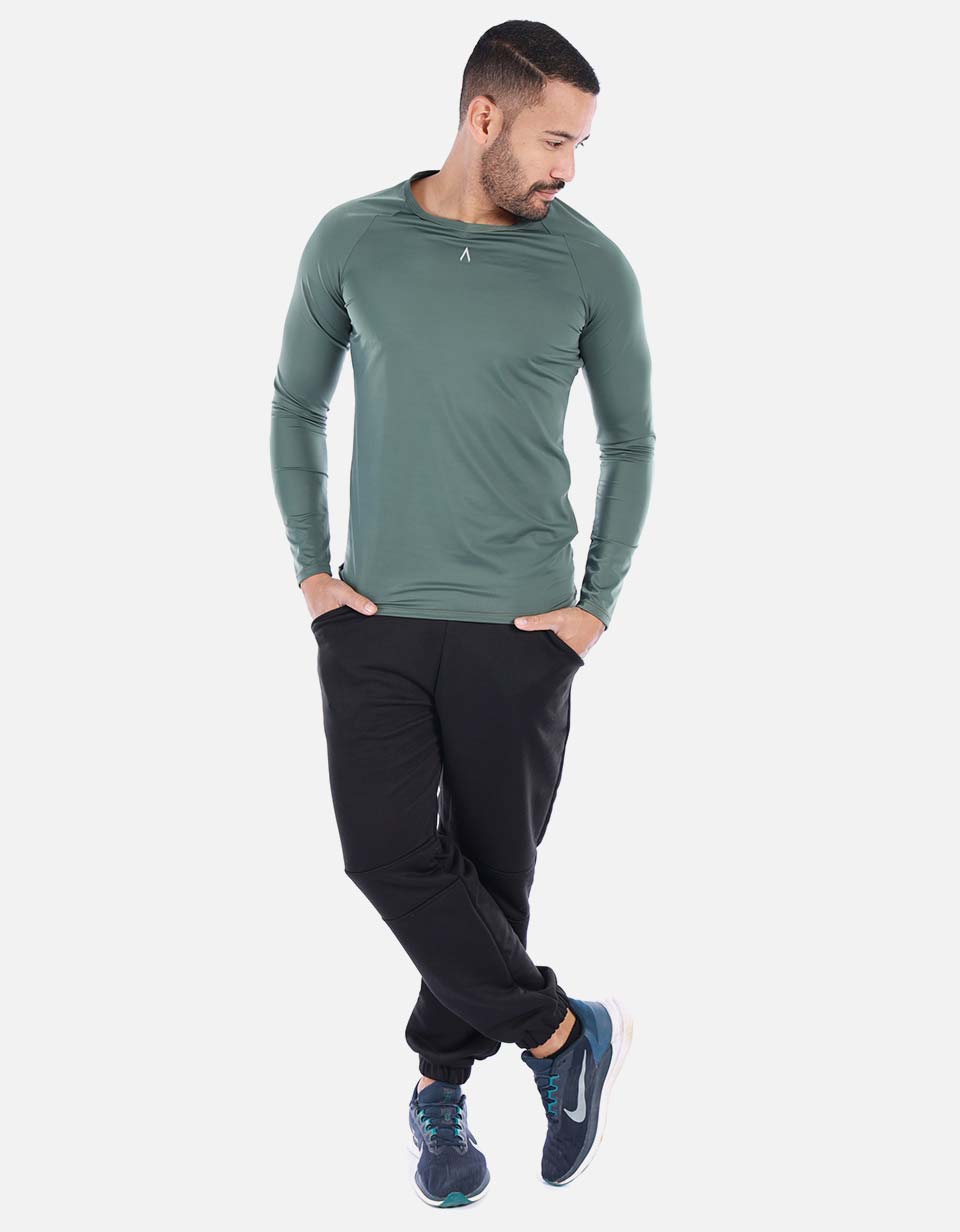 Camibuso licrado Hombre unicolor