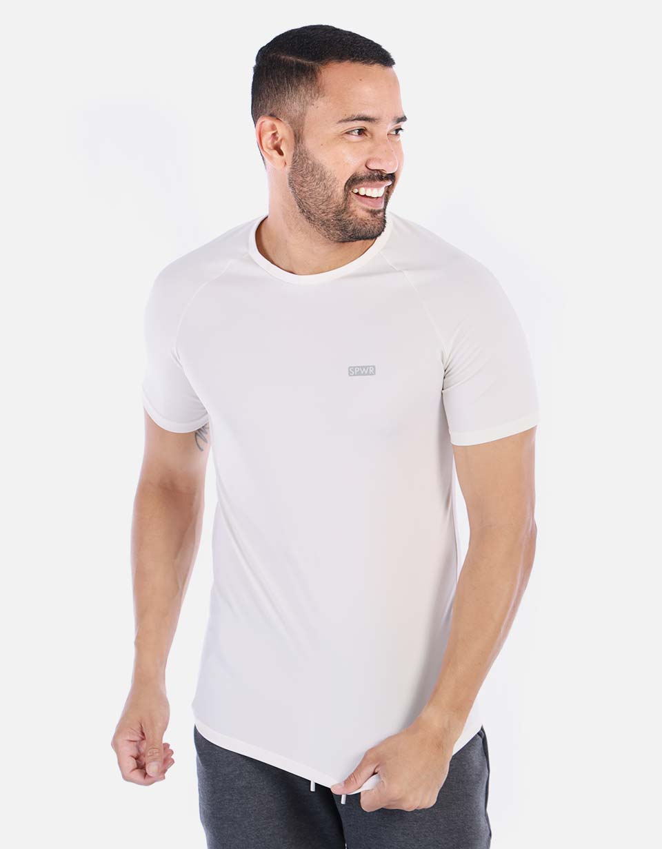 Camiseta licrada Hombre unicolor