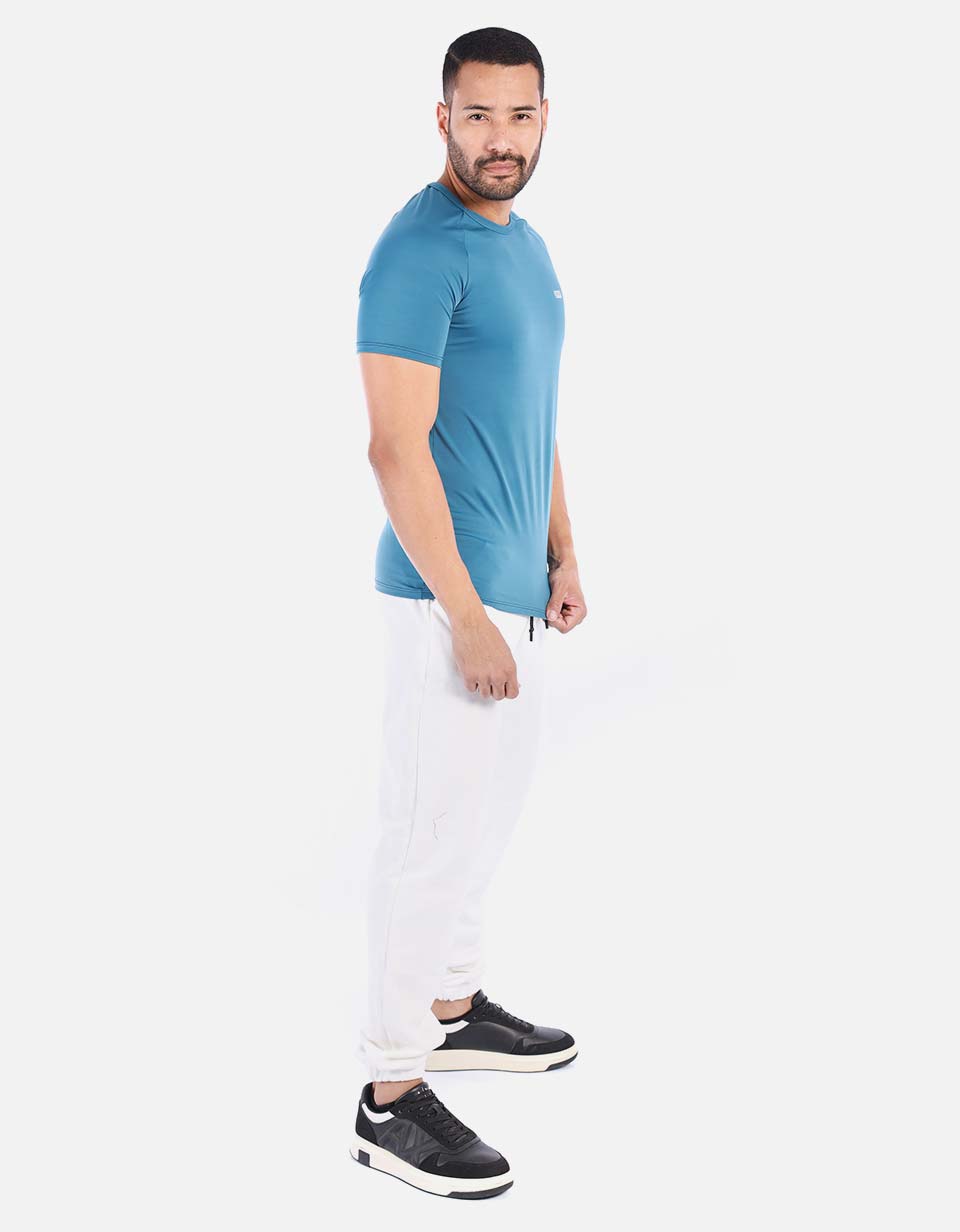 Camiseta licrada Hombre unicolor