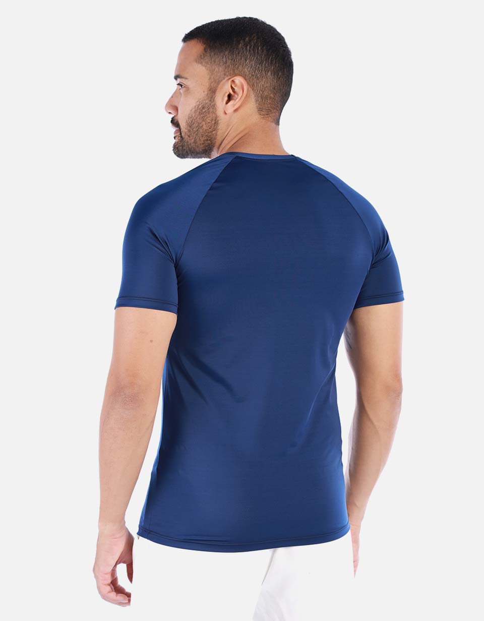 Camiseta licrada Hombre unicolor