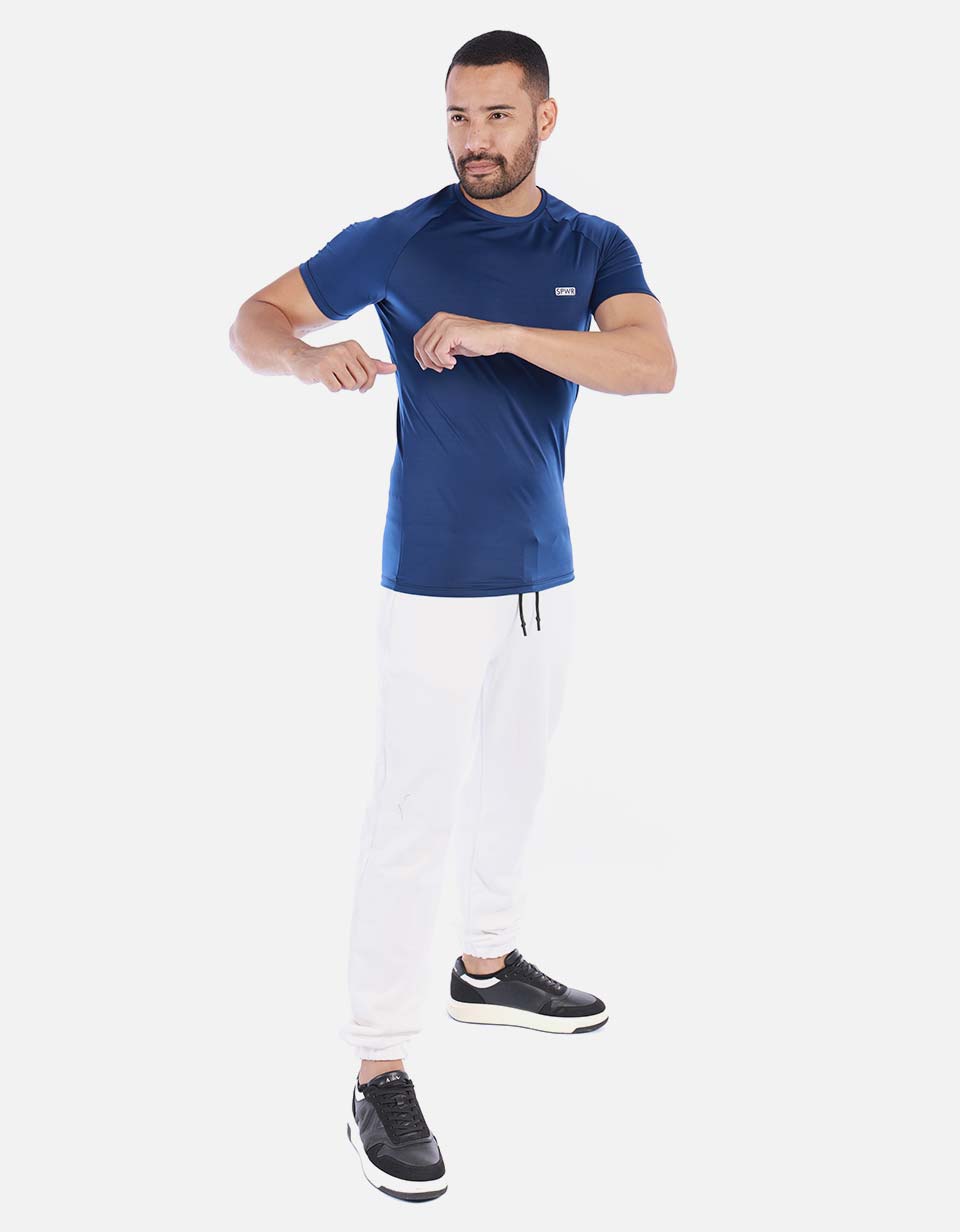 Camiseta licrada Hombre unicolor