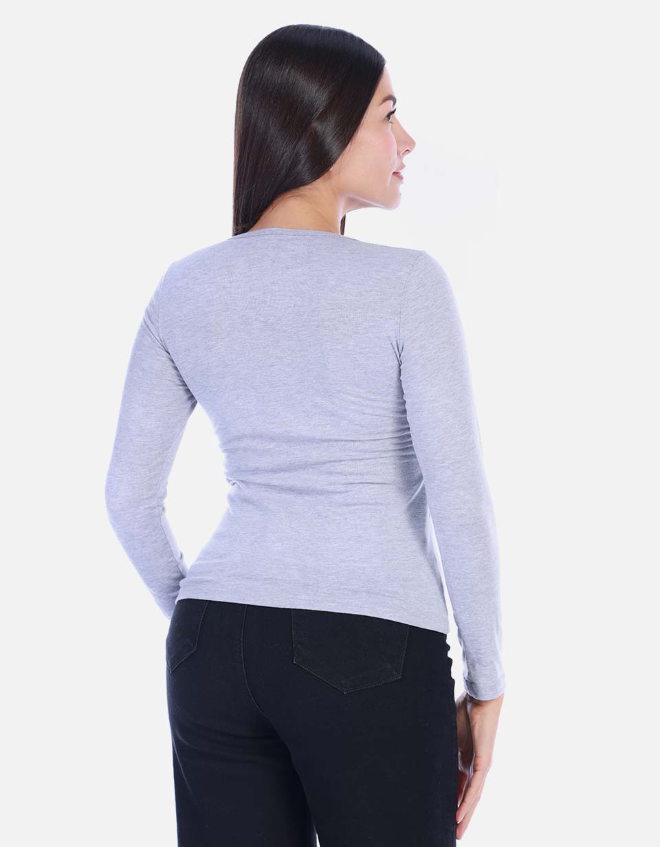 Camiseta Manga larga Básica para Mujer