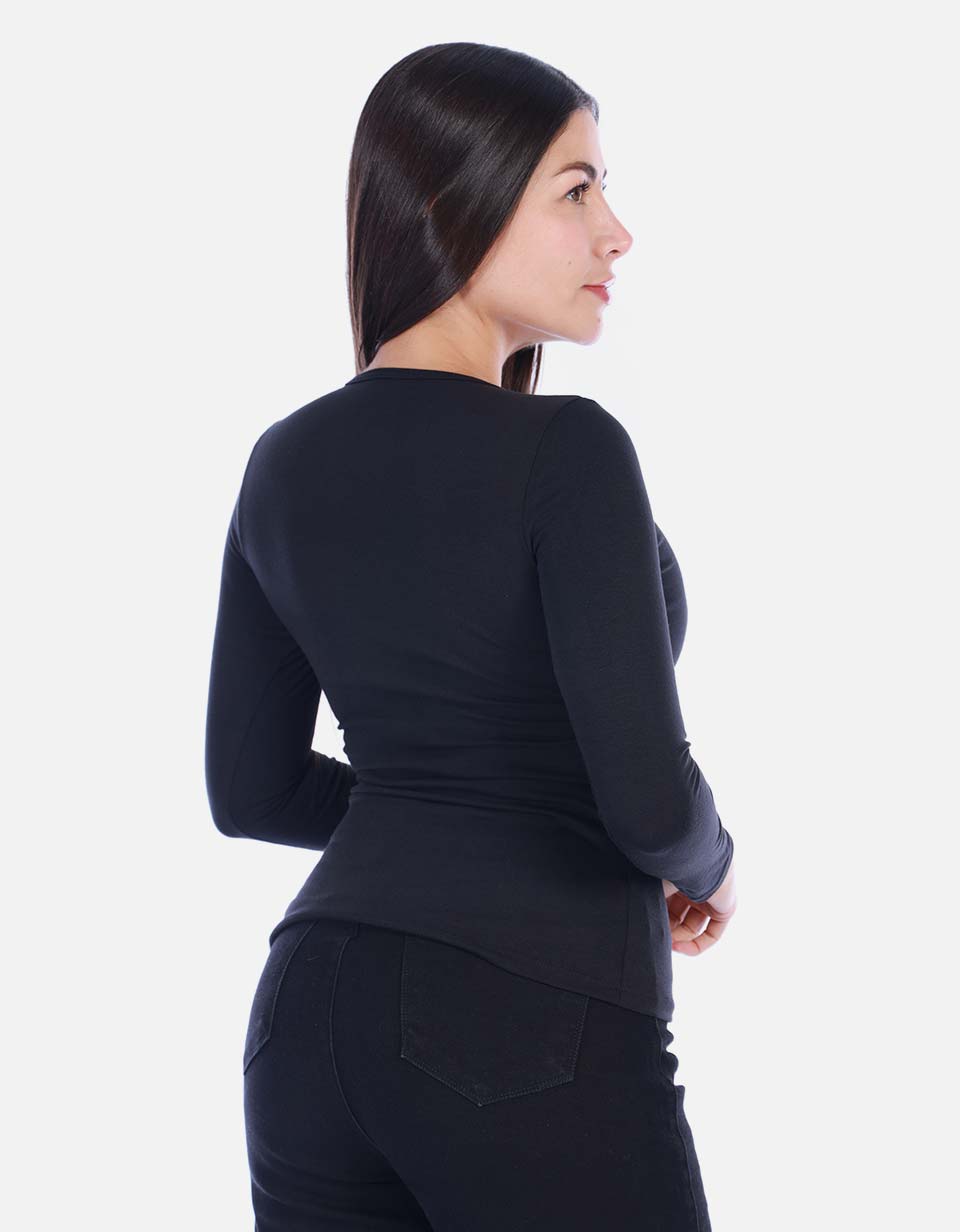 Camiseta Manga larga Básica para Mujer