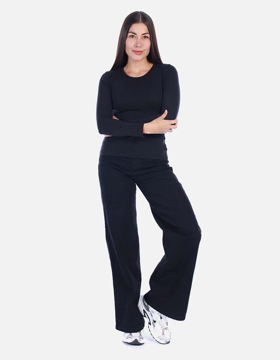 Camiseta Manga larga Básica para Mujer