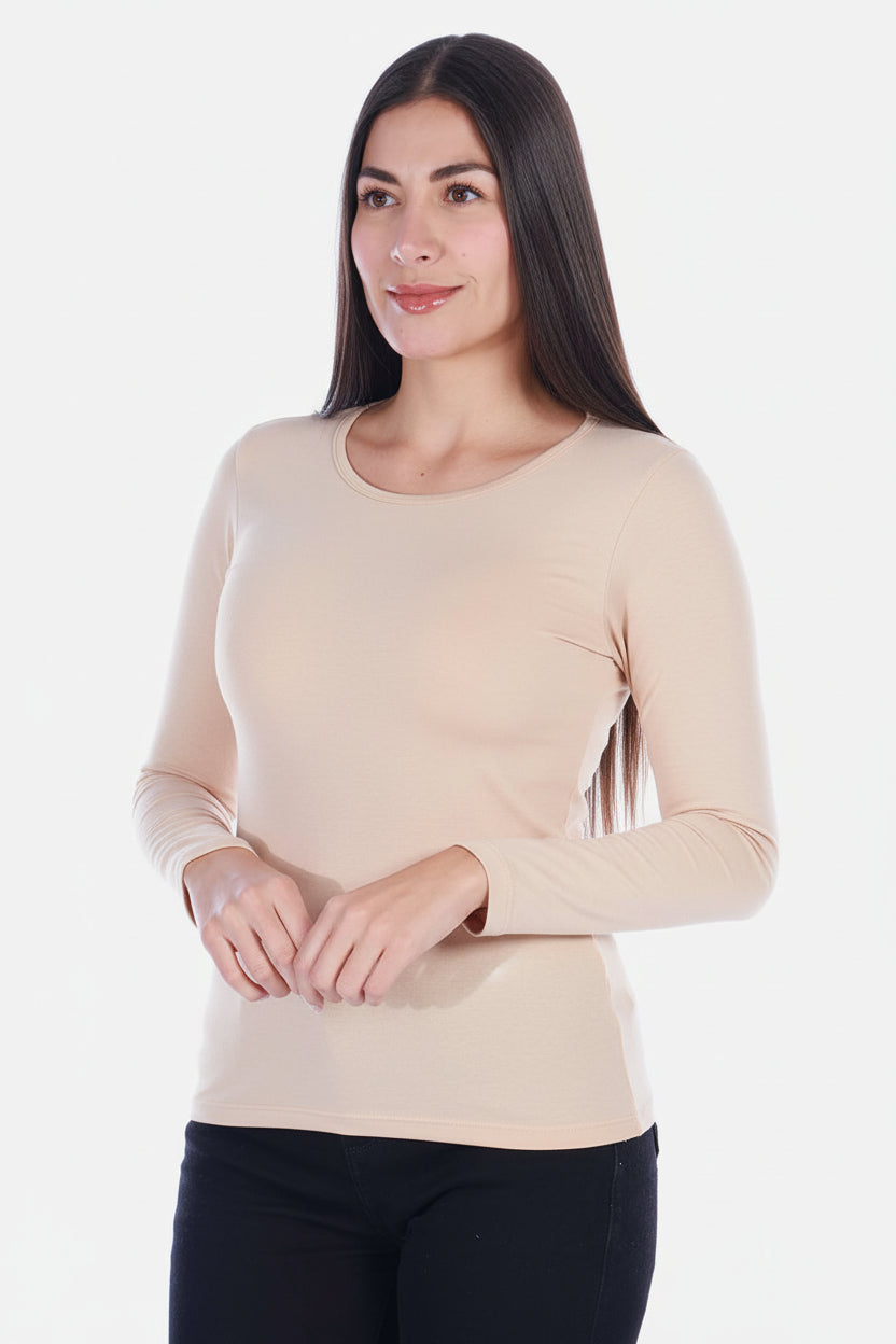 Camiseta Manga larga Básica para Mujer