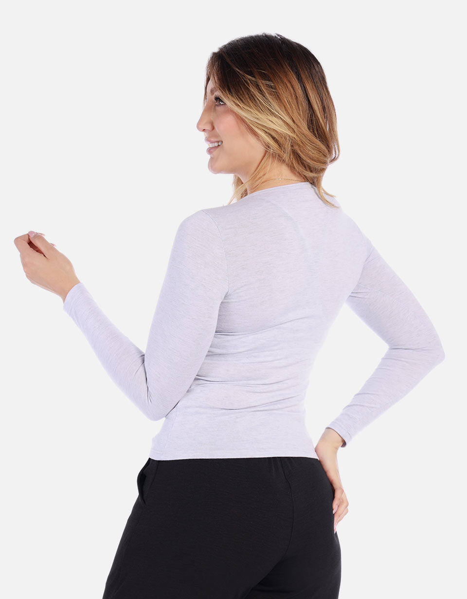 Camiseta Manga larga Básica para Mujer