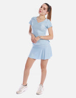 Camiseta cuello en V Mujer de estilo casual