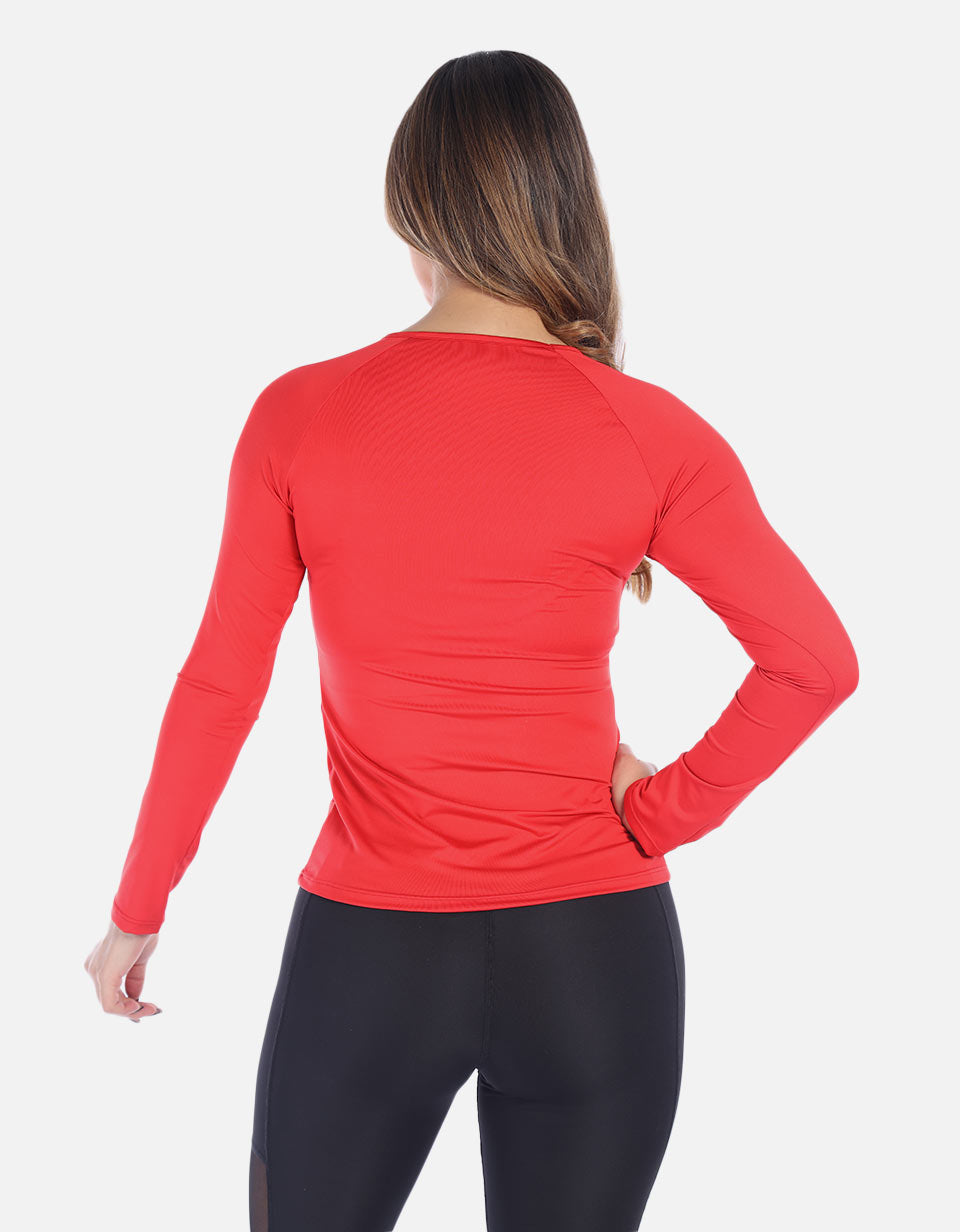 Camiseta Deportiva Mujer Manga Larga