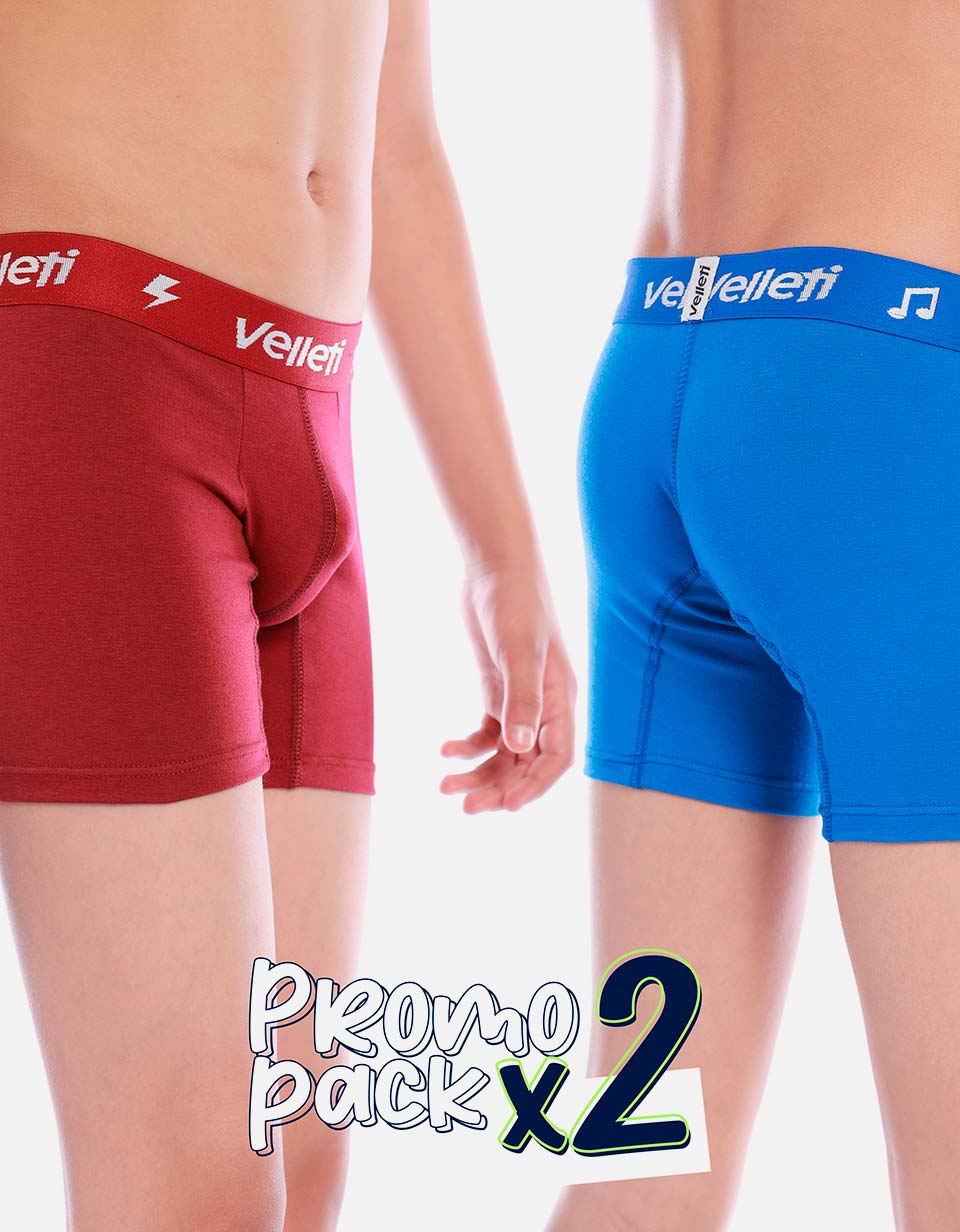 Boxer Niño Pack X2