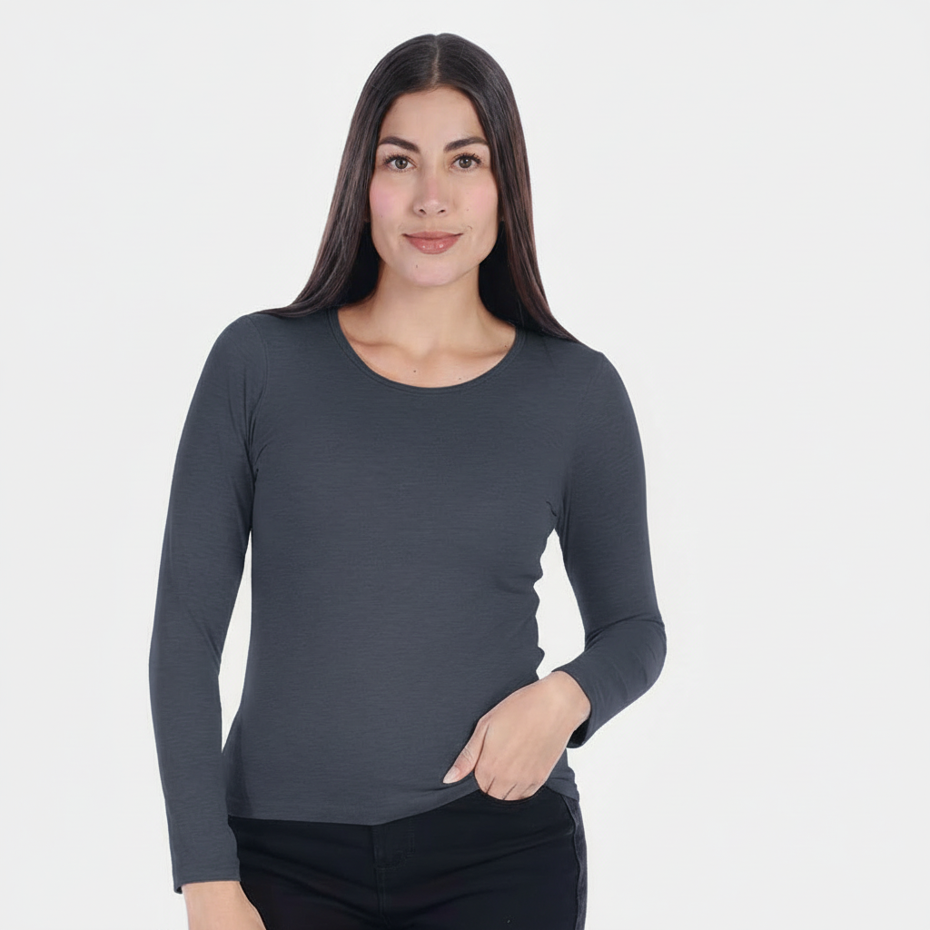 Camiseta Manga larga Básica para Mujer