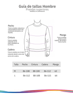 Chaqueta tejida para hombre con cierre frontal