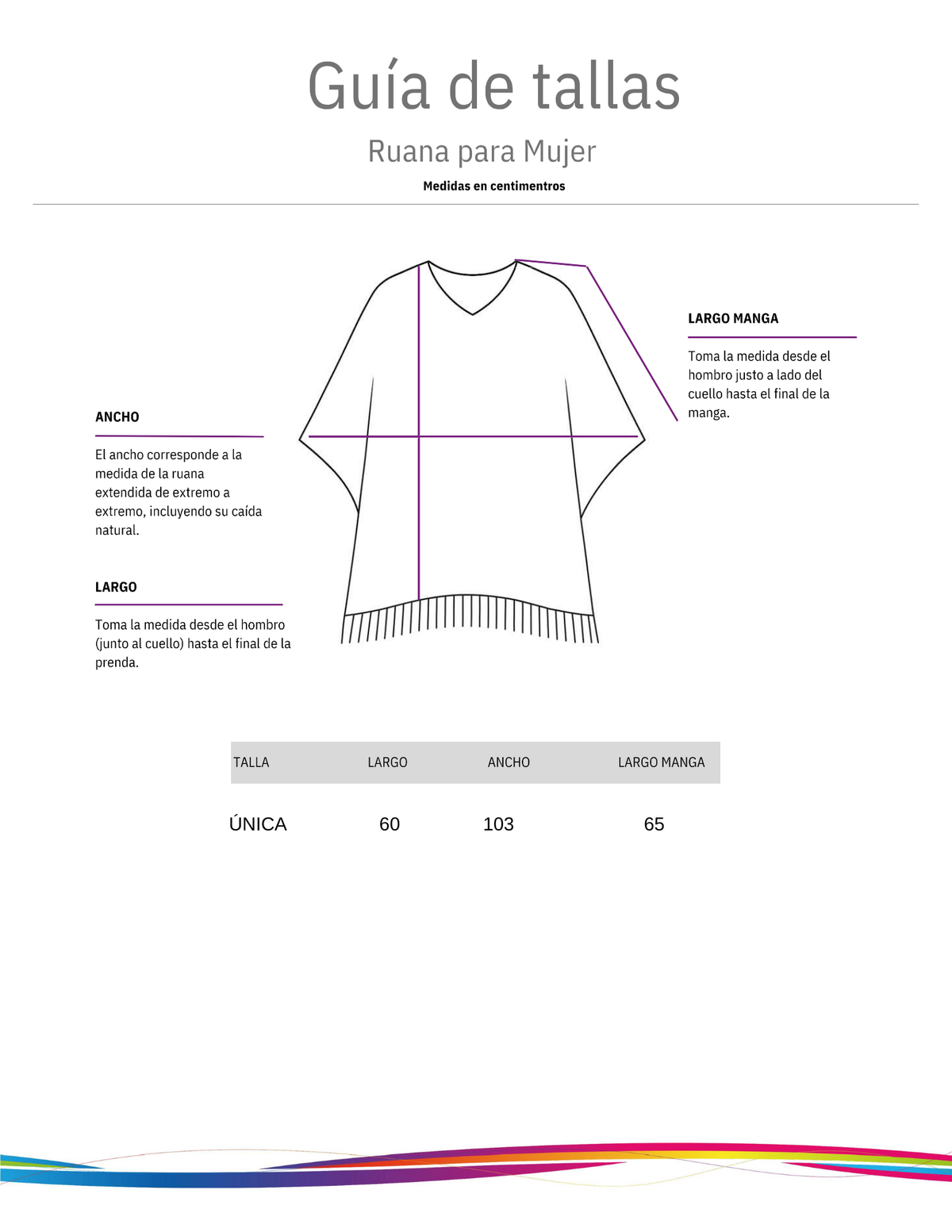 Ruana tejida con cuello alto y estilo relajado