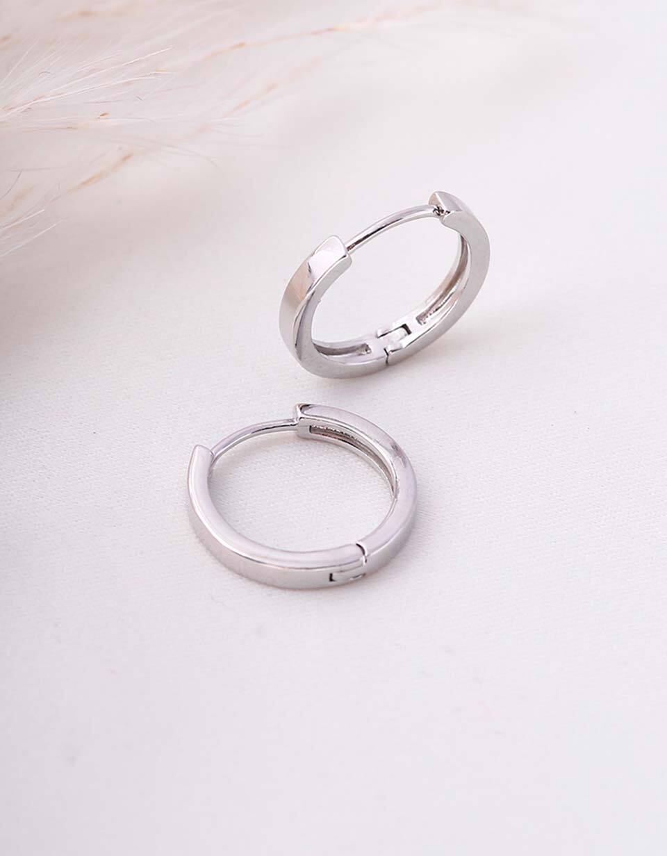 Candonga mini Plateada | 3 pares