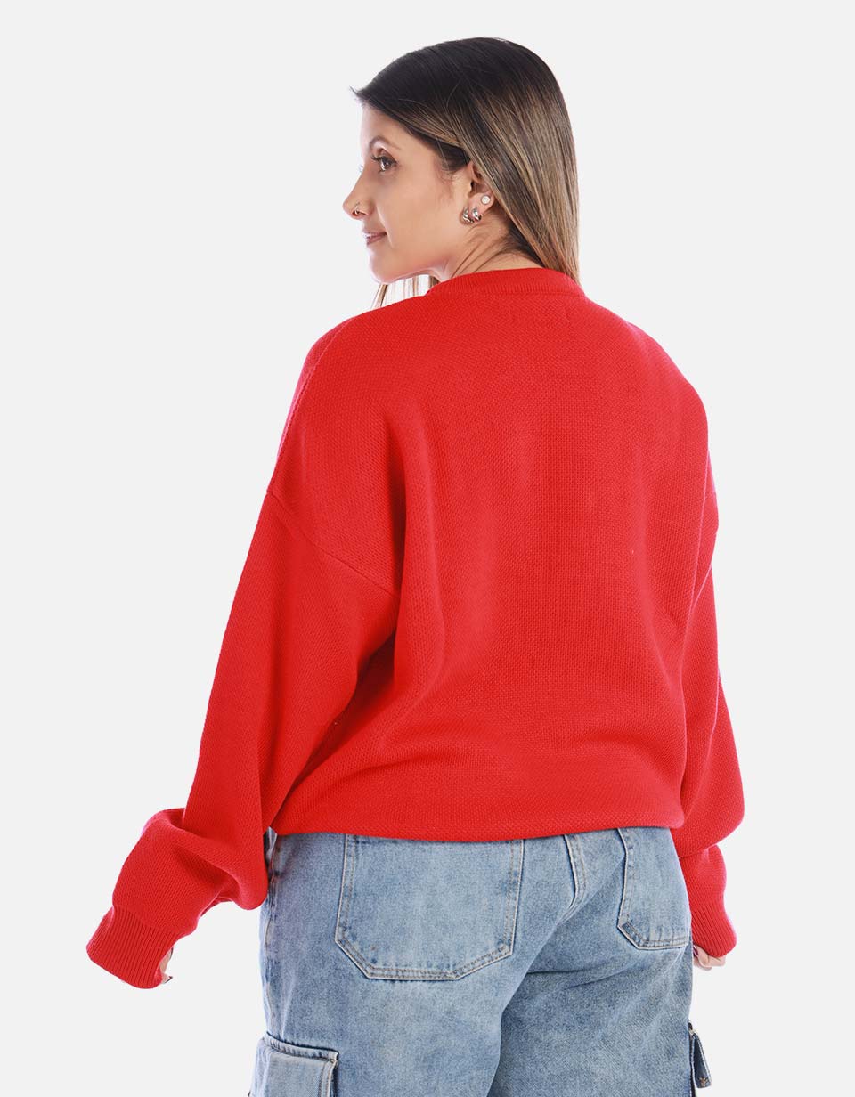 Buzo navideño de pingüino para mujer