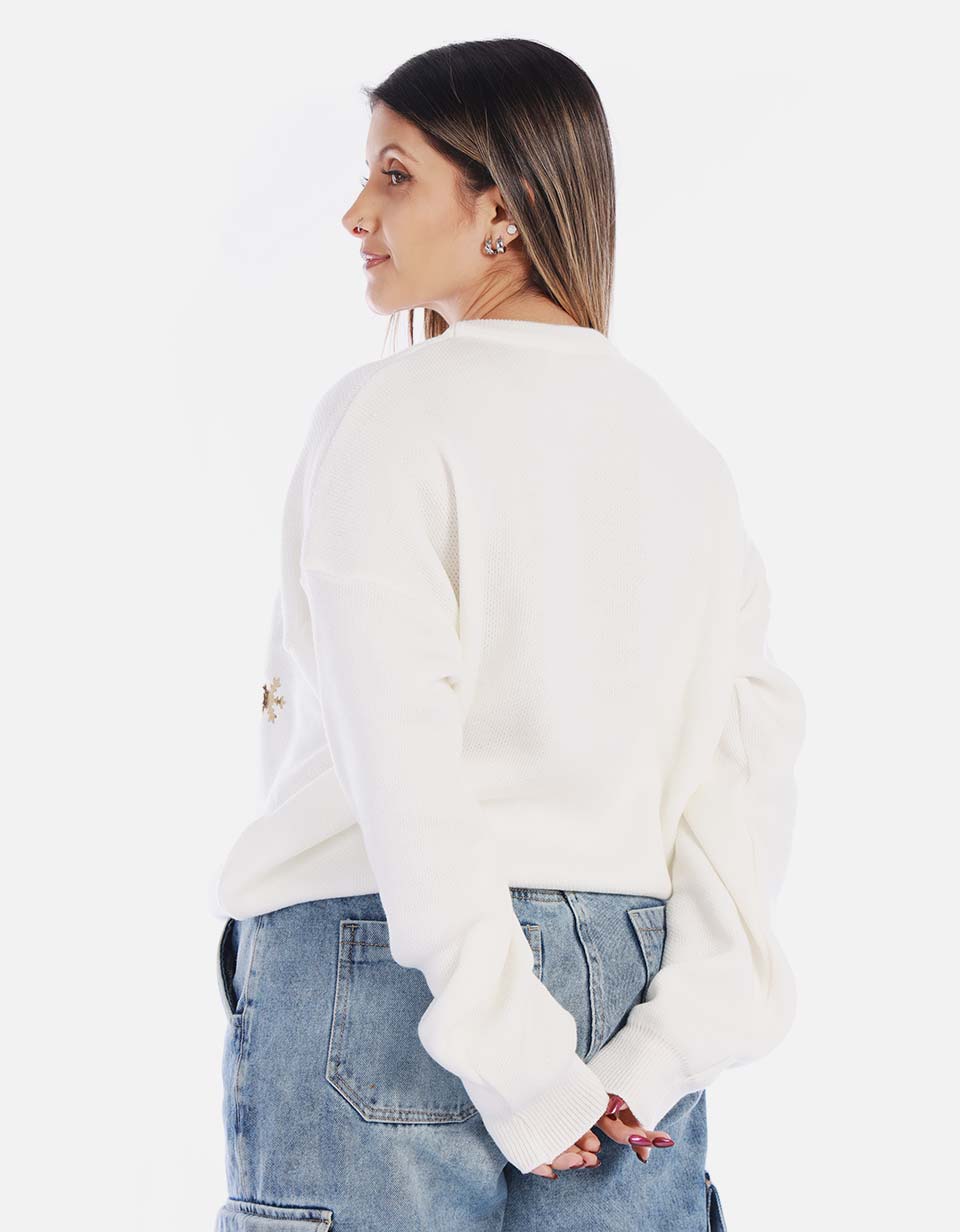 Buzo navideño de pingüino para Mujer