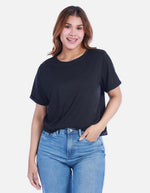 Camiseta Básica Manga Corta para Mujer