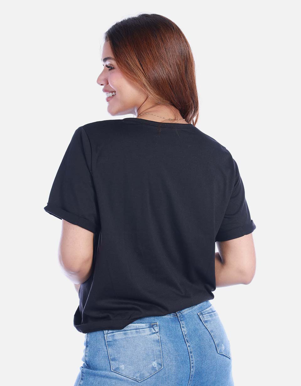 Camiseta Básica Manga Corta para Mujer