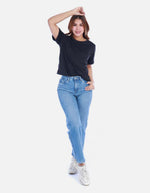 Camiseta Básica Manga Corta para Mujer