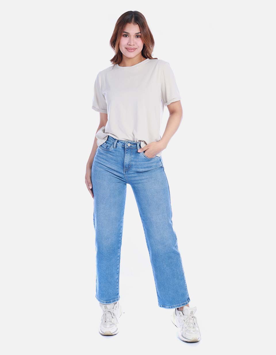 Camiseta Básica Manga Corta para Mujer