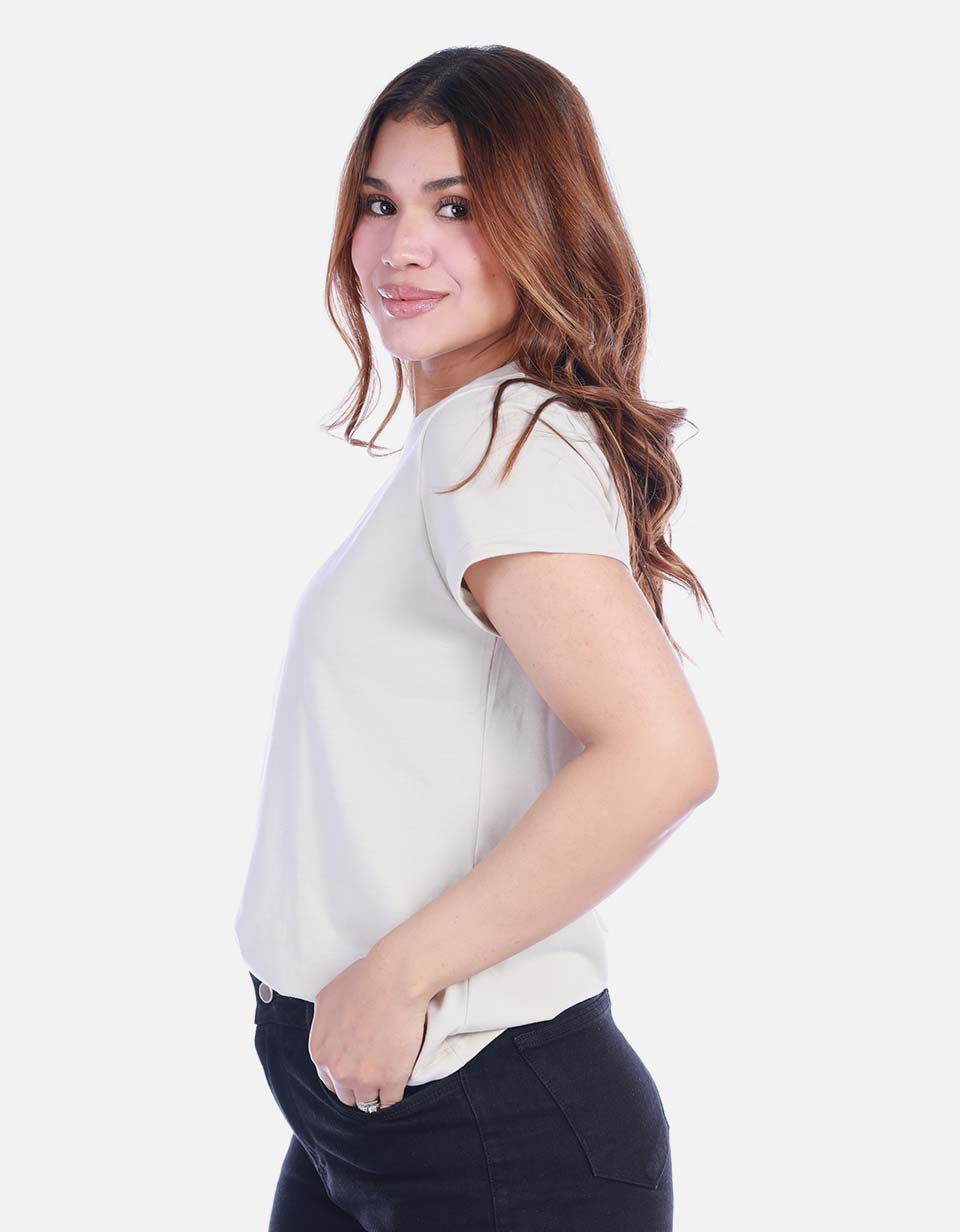 Camiseta Básica para Mujer Manga Corta