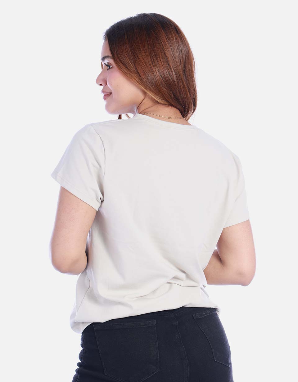 Camiseta Básica para Mujer Manga Corta