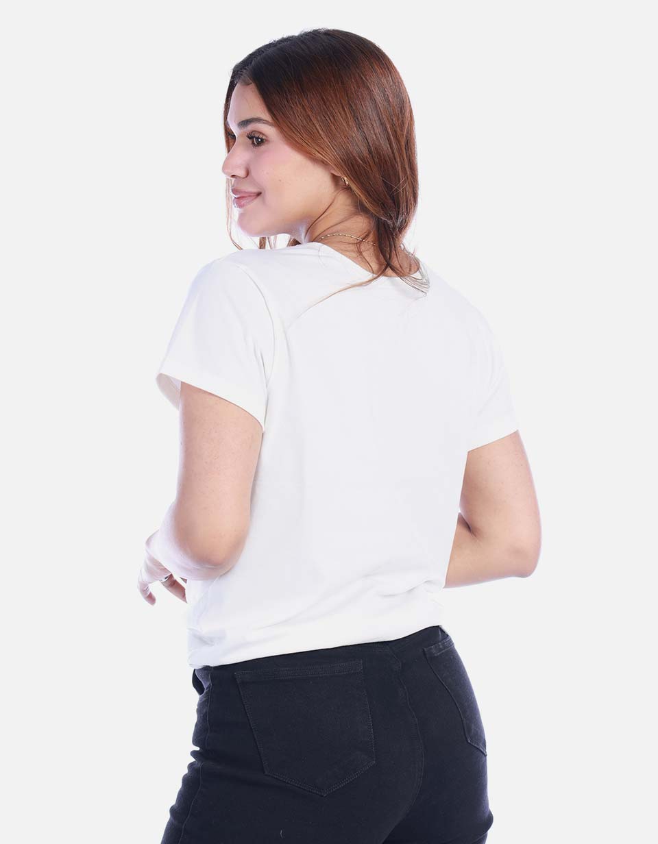 Camiseta Básica para Mujer Manga Corta