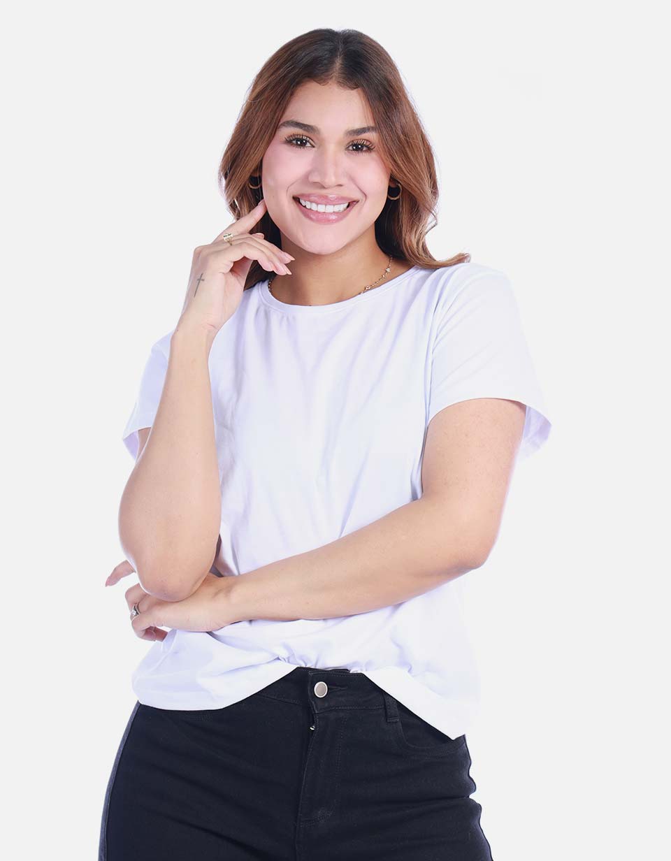 Camiseta Básica para Mujer Manga Corta