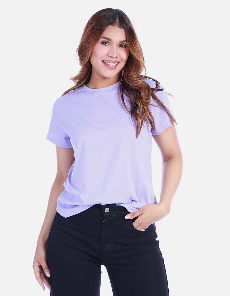 Camiseta Básica para Mujer Manga Corta