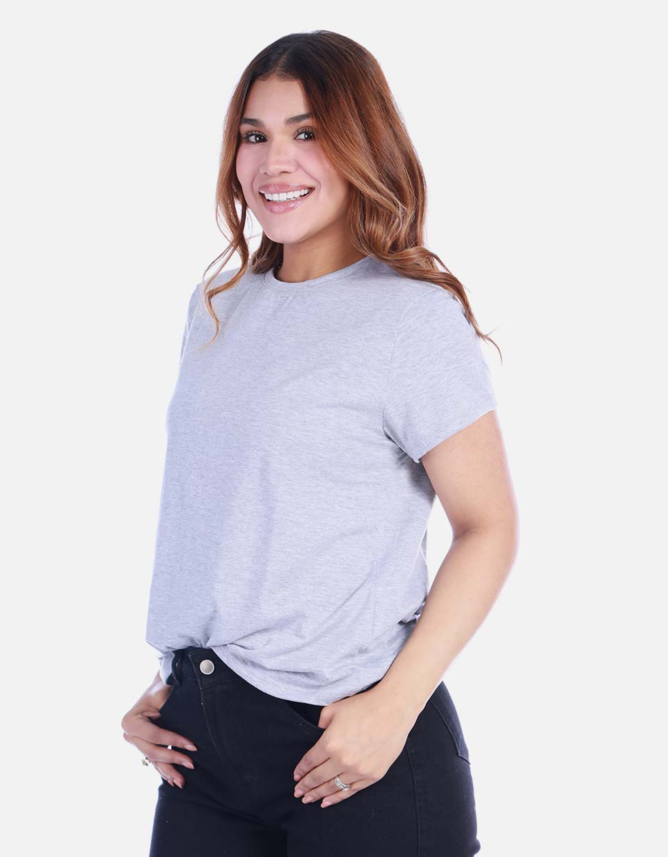 Camiseta Básica para Mujer Manga Corta