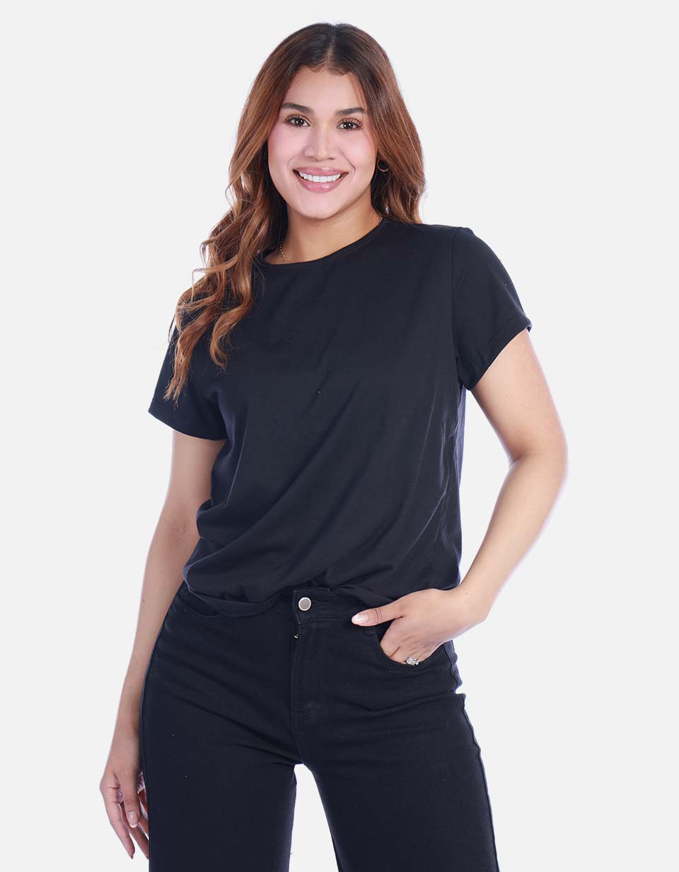 Camiseta Básica para Mujer Manga Corta