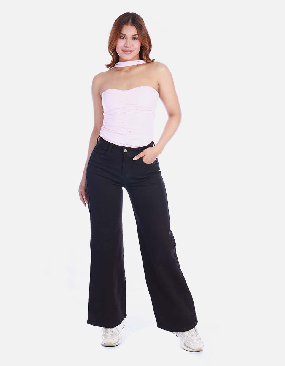Body Strapless para Mujer con Gargantilla Choker