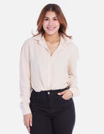 Camisa Manga Larga Elegante para Mujer