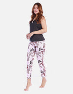 Pijama de Dos Piezas para Mujer - Camiseta Manga Corta y Pantalón