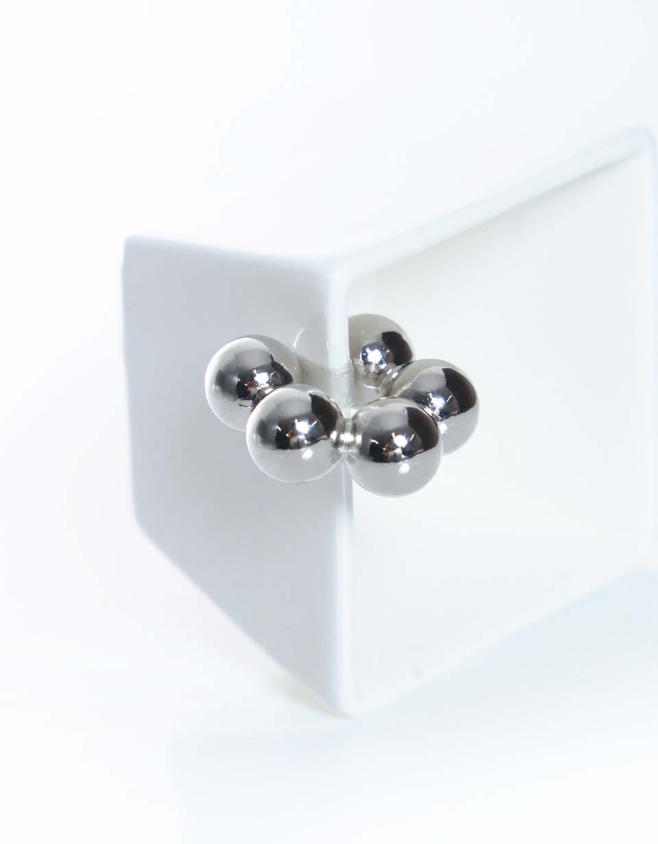 Earcuff maxi plateado