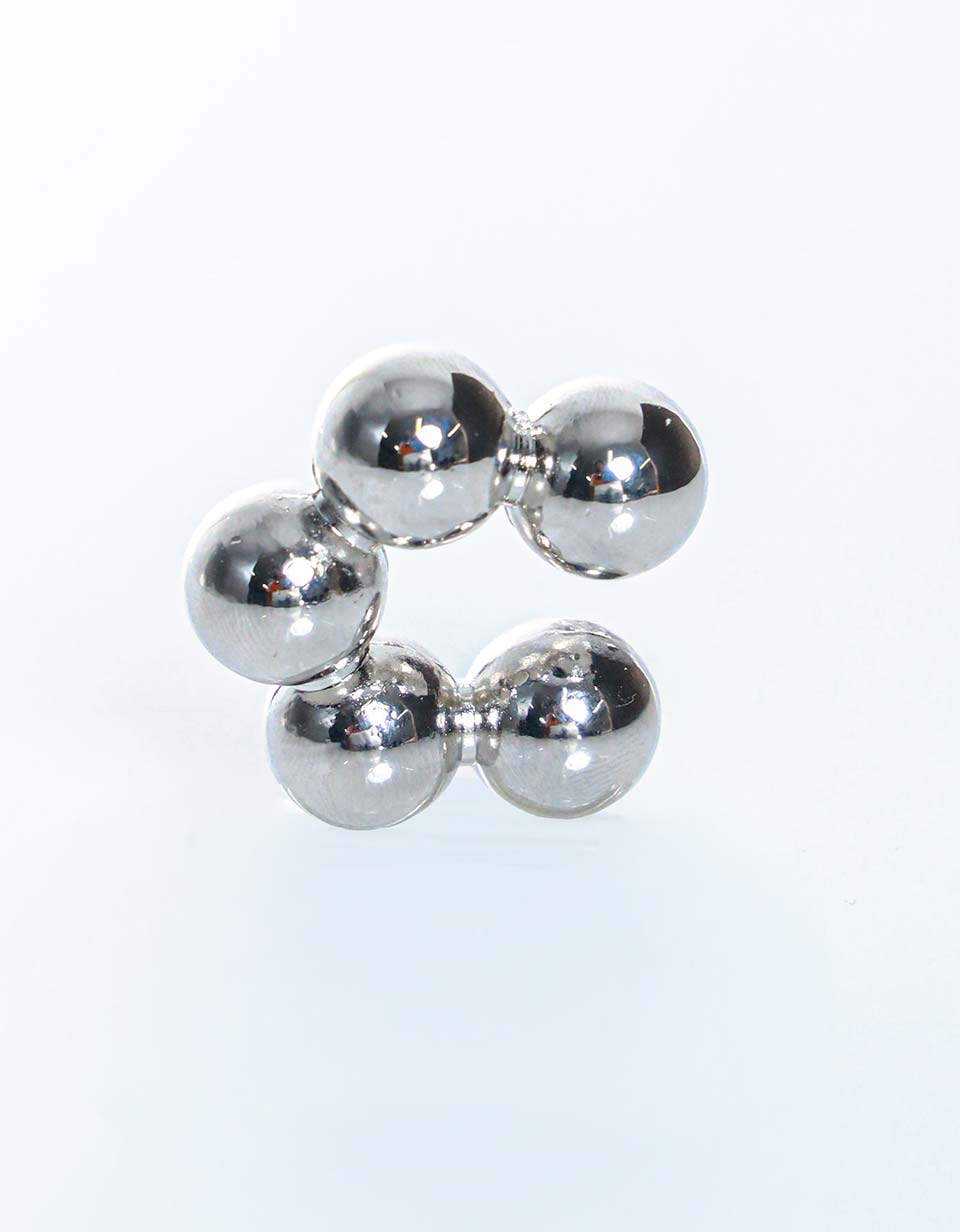 Earcuff maxi plateado