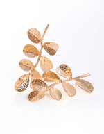 Aretes con Hojas Texturizadas