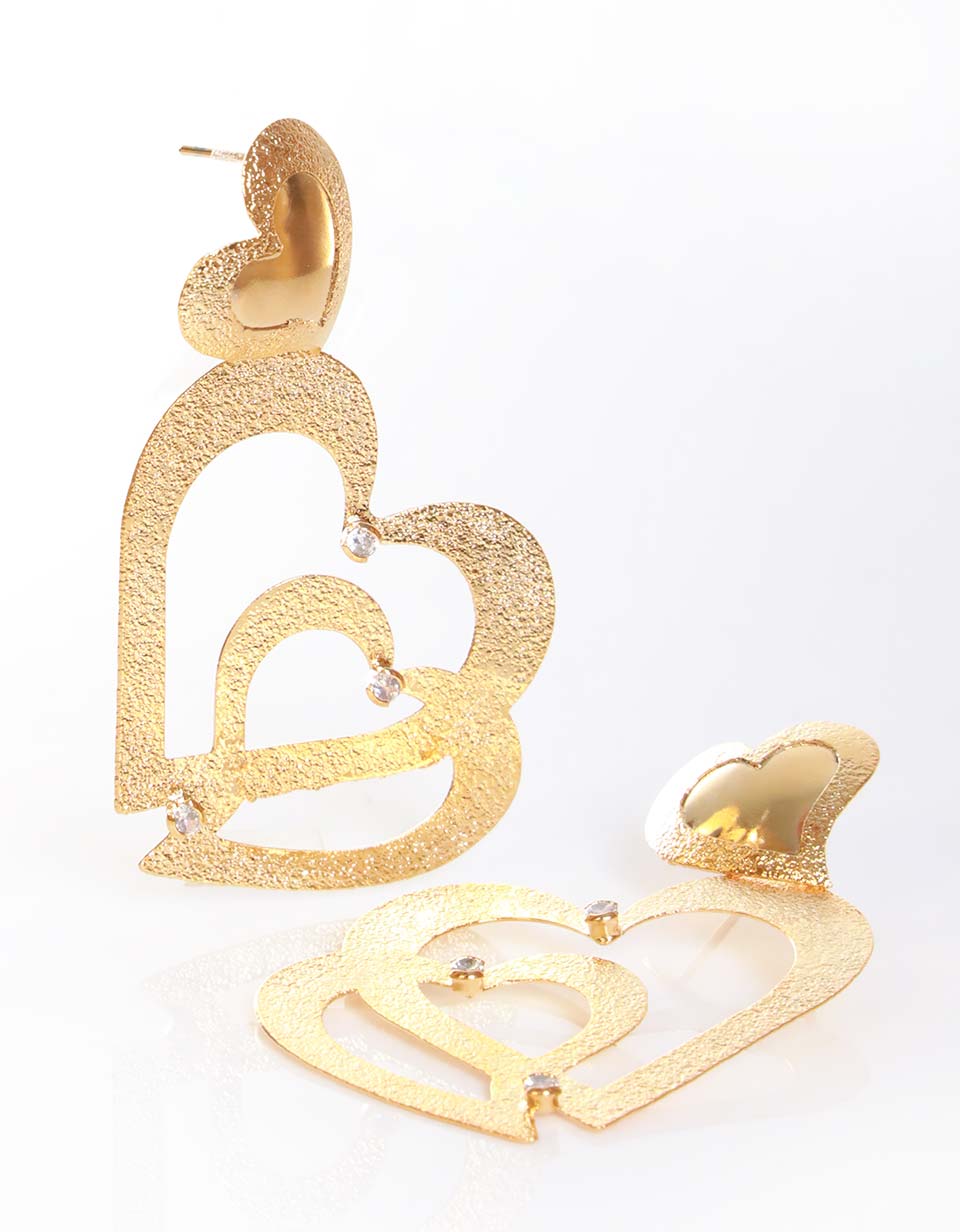 Aretes corazon Maxi