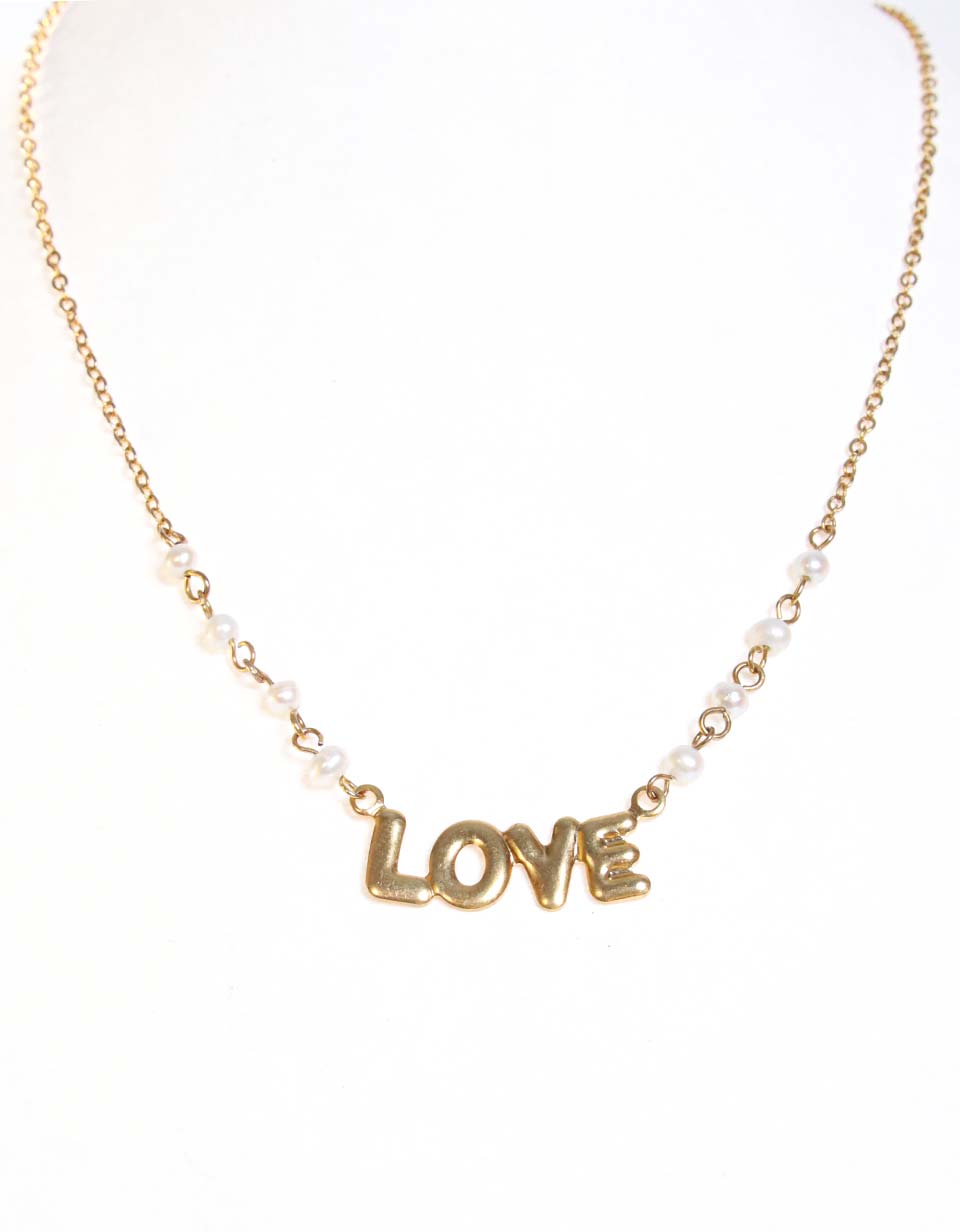 Collar de letras Love