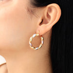 Candongas enrollada Lisa