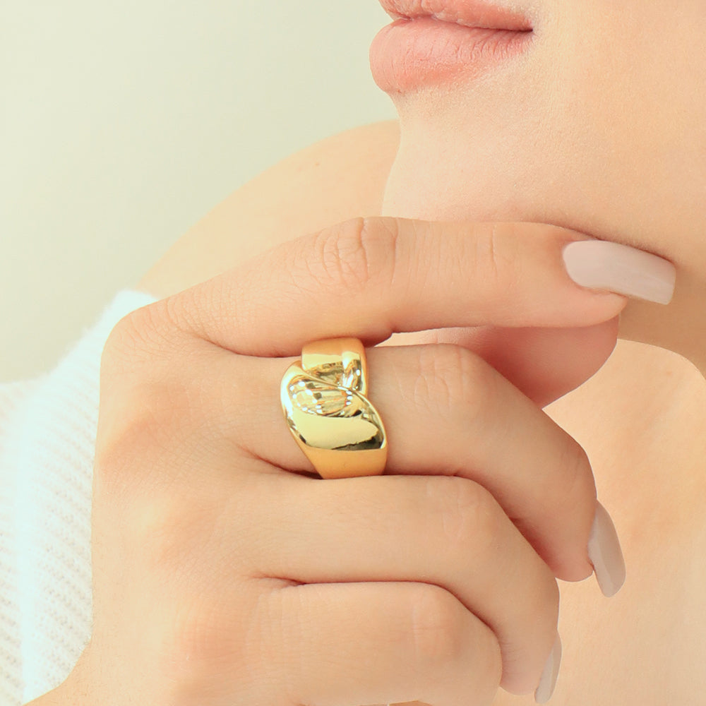 Anillo Maxi Dorado
