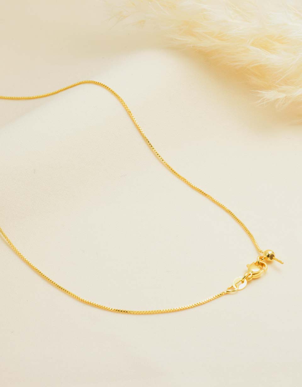 Cadena con Dije Corona en Rodio para Mujer