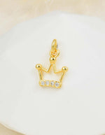 Cadena con Dije Corona en Rodio para Mujer