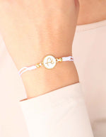 Pulsera "Fe" en baño de Oro
