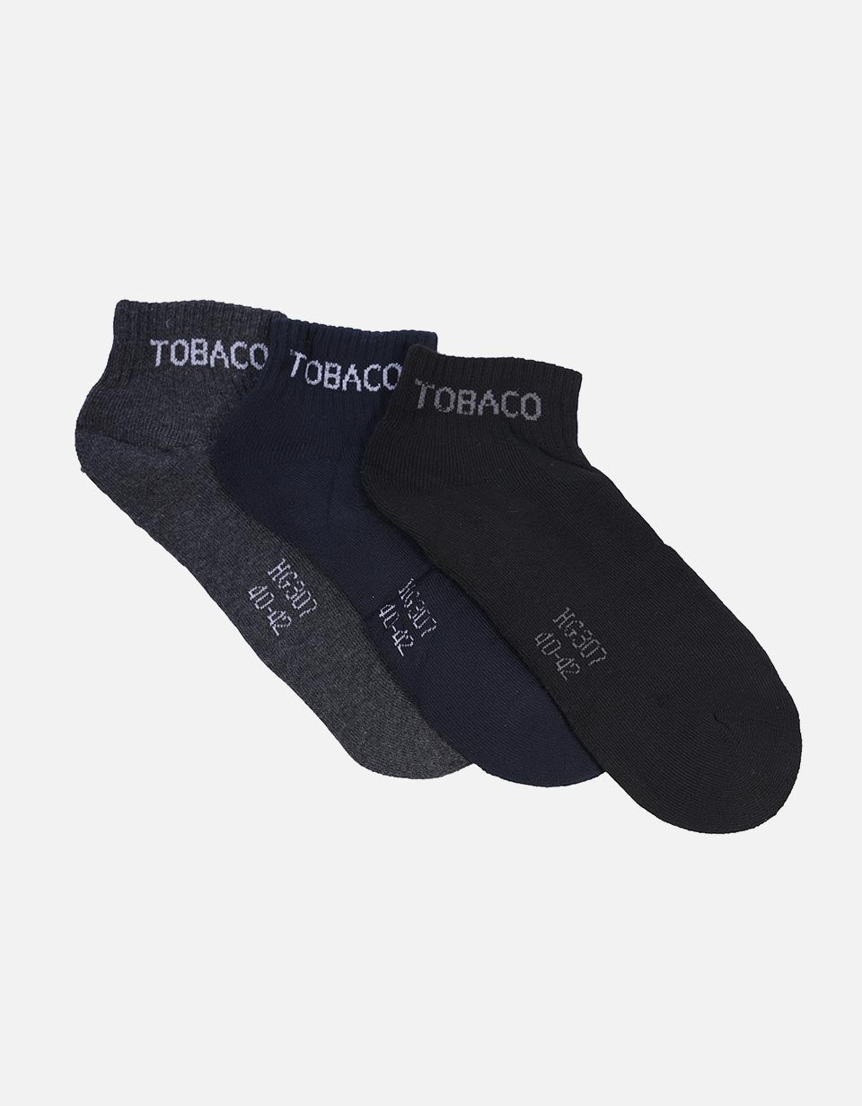 3 pares de media tobillera surtido