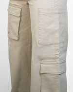 Pantalón Cargo Beige Mujer