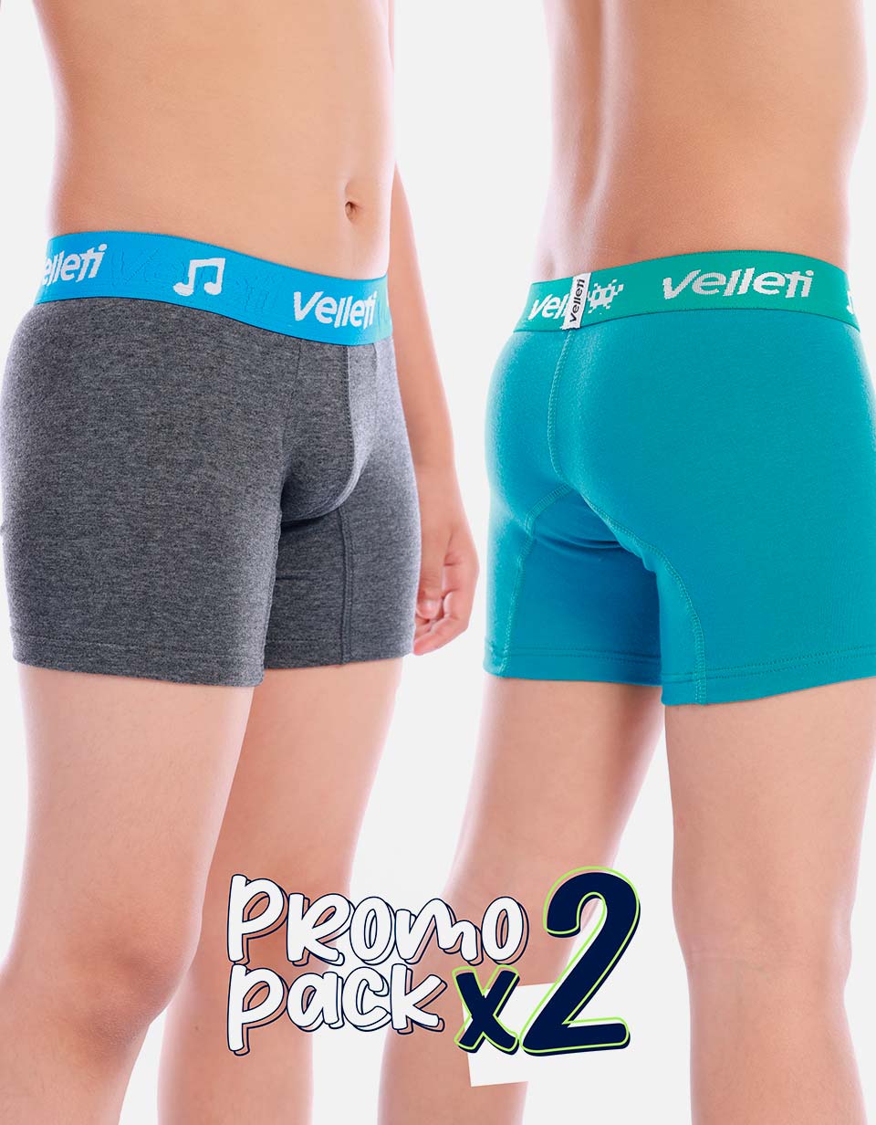 Boxer Niño Pack X2